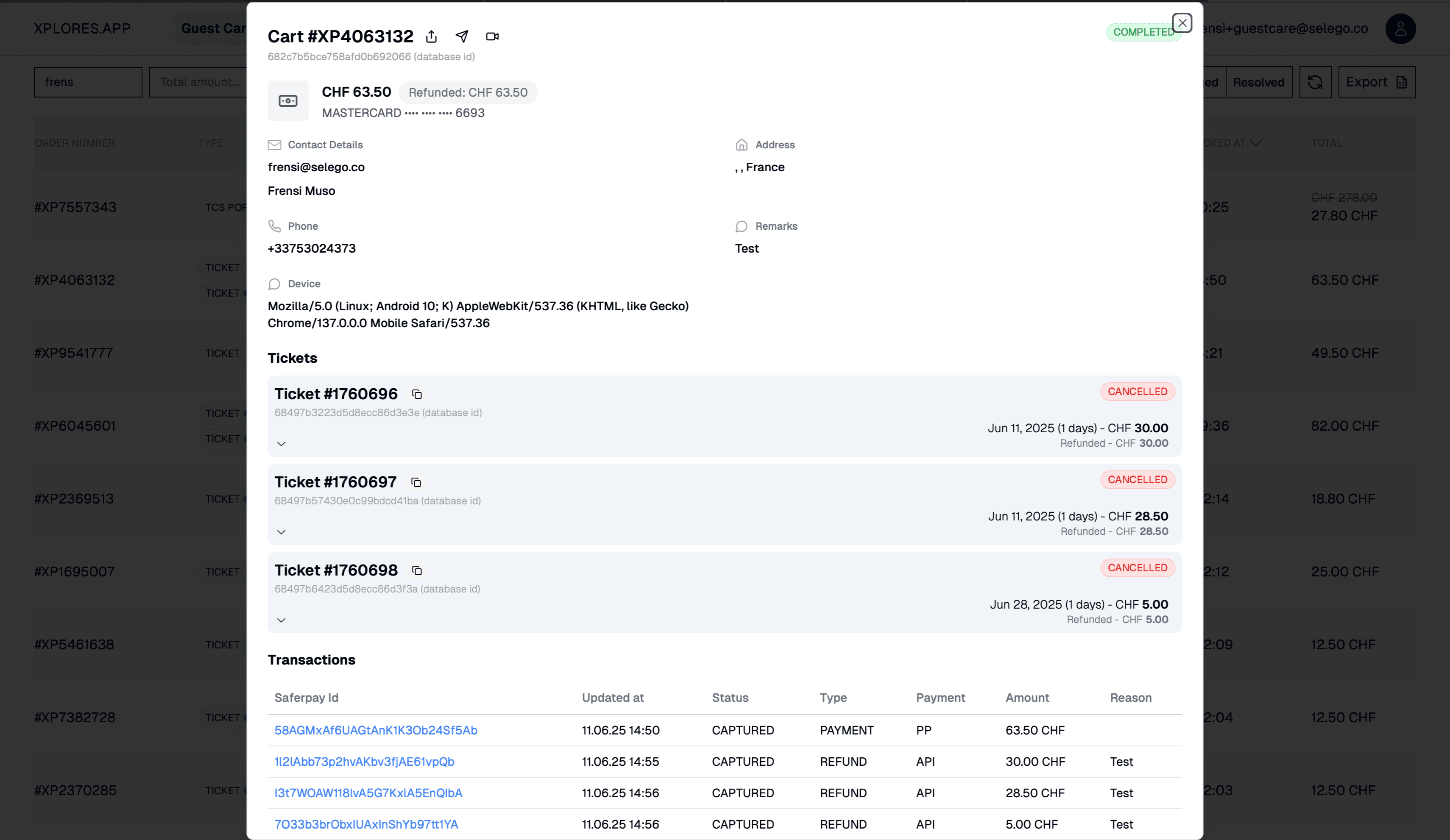 LAAX E-commerce Interface