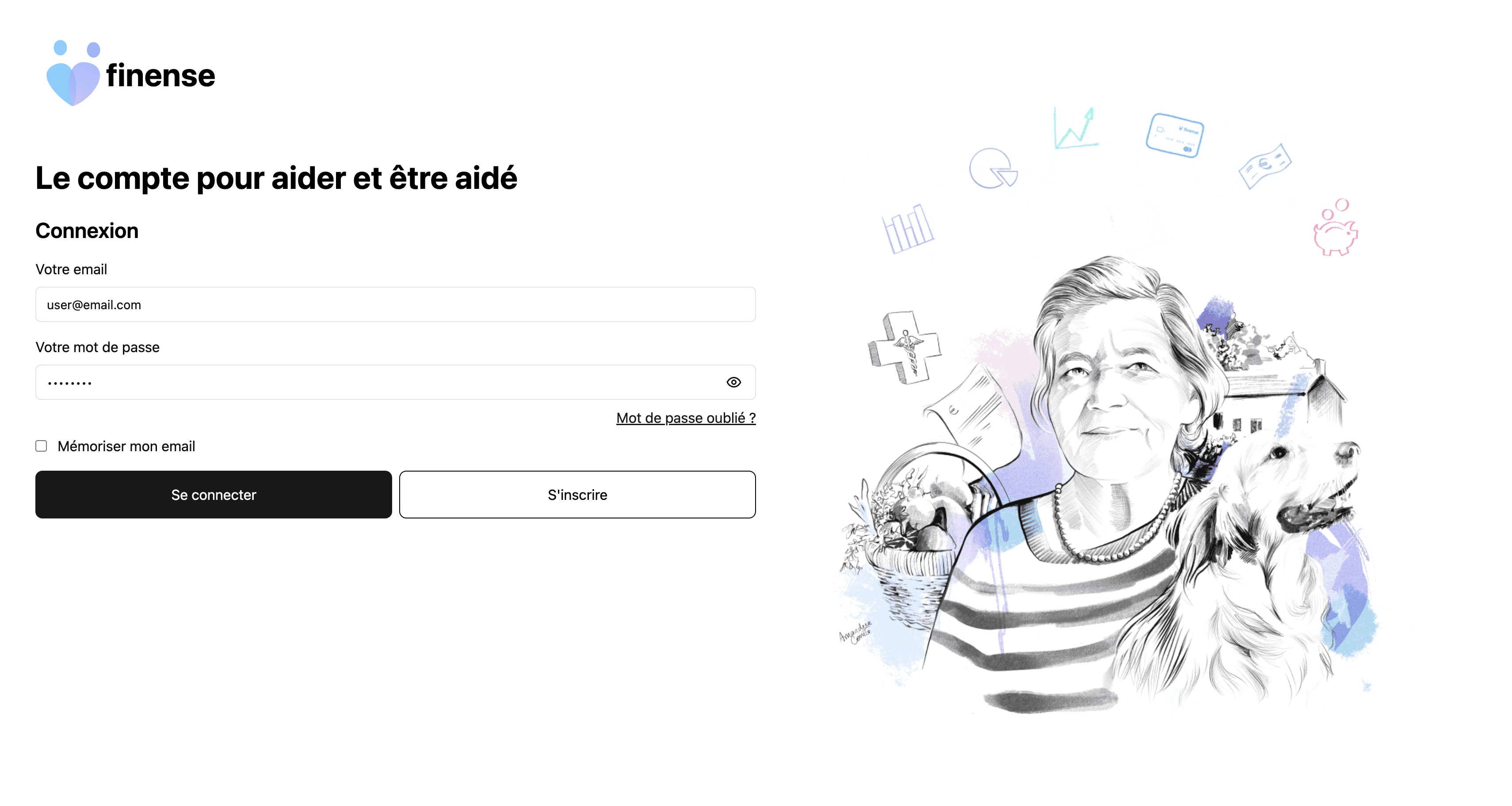 Finense Senior-Friendly Interface